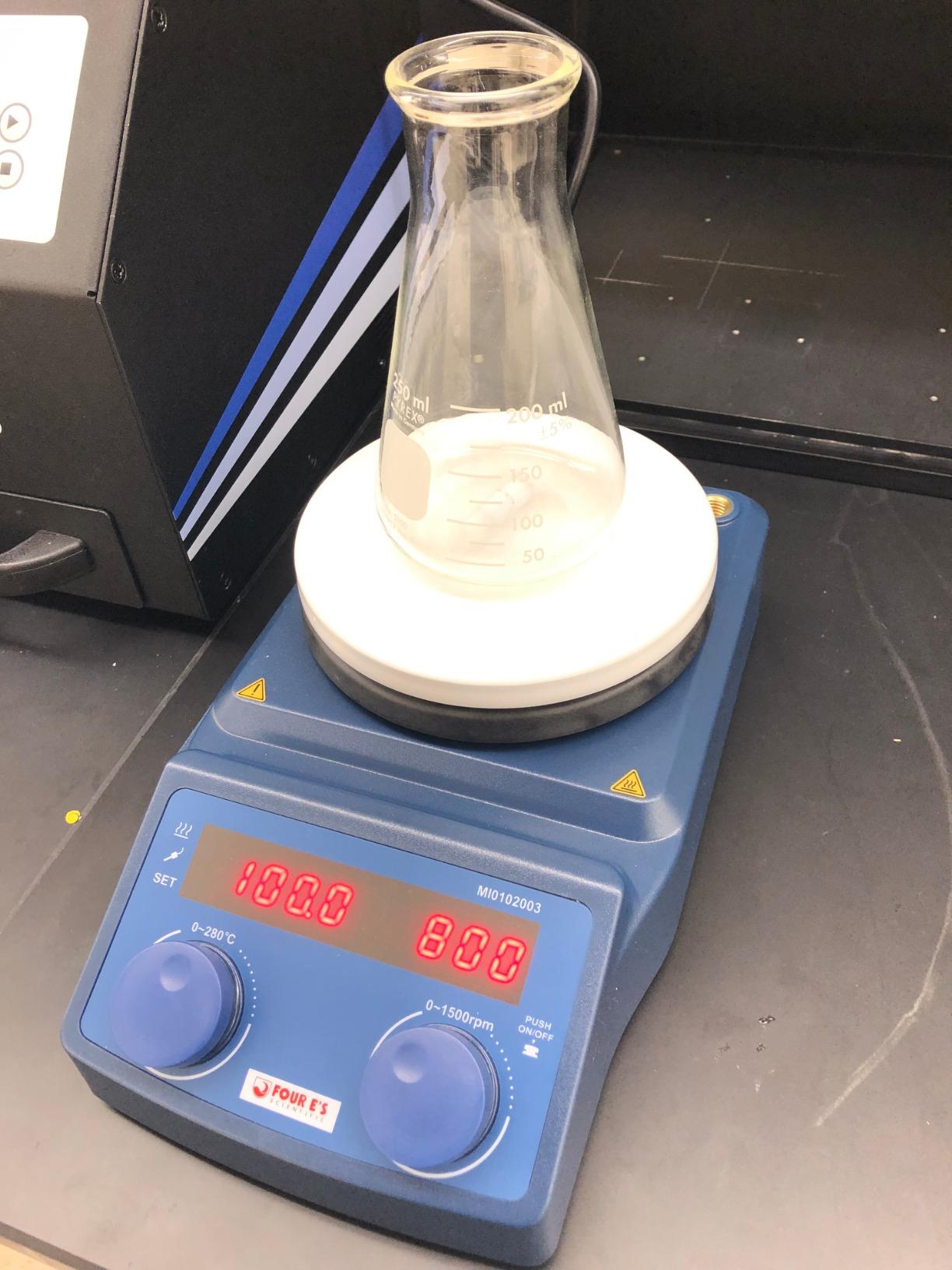FOUR E'S SCIENTIFIC Magnetic Stirrer Hot Plate, 280℃/536°F, Max 5L, 110V customer photo 1