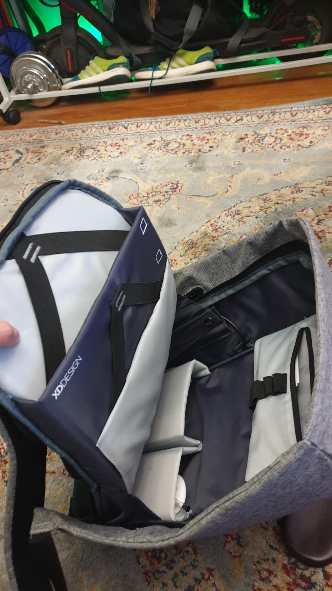 XDDesign Bobby Original 12.5L Anti Theft Laptop Backpack, 15.6