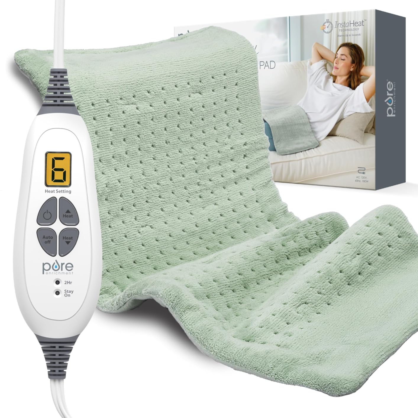 Pure Enrichment® PureRelief® XL Heating Pad - 12