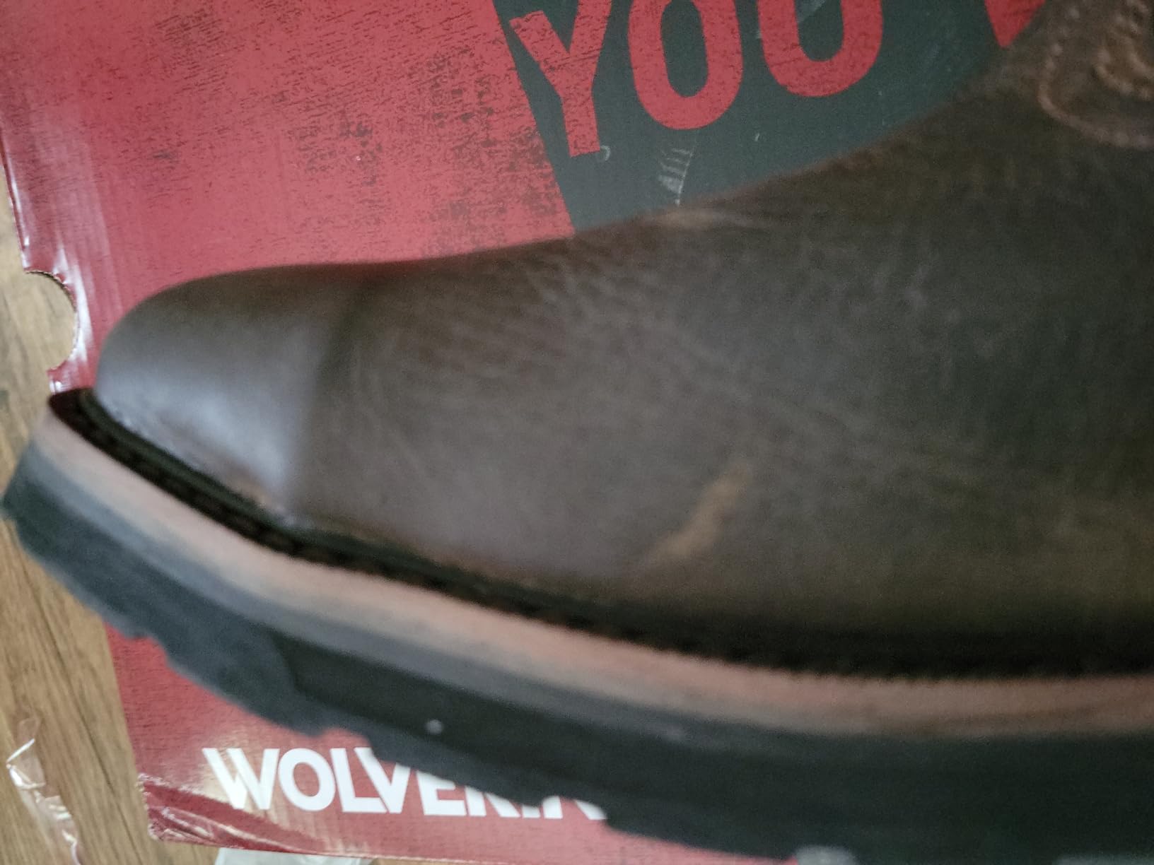 WOLVERINE Men's Rancher Waterproof Steeltoe Square Toe 10in Wellington Work Boot customer photo 1