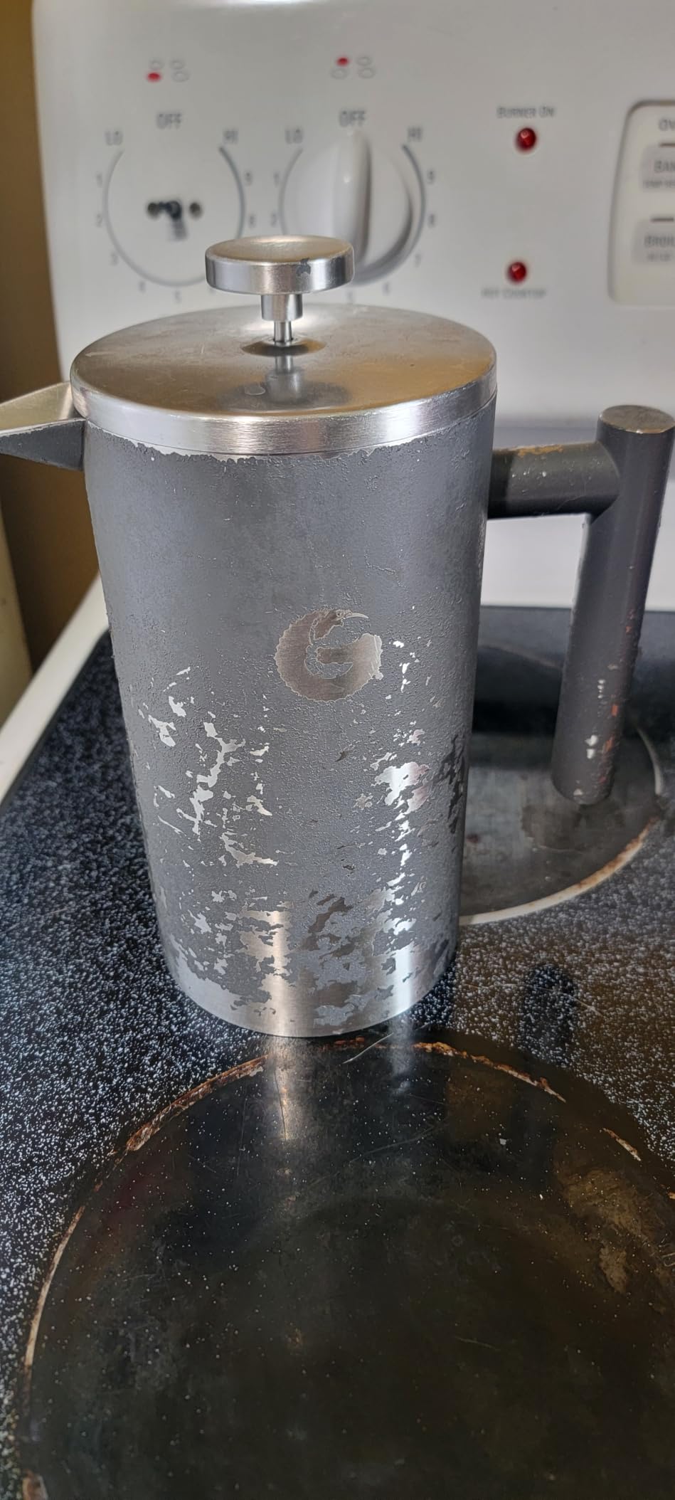 Coffee Gator French Press Coffee Maker 34 oz, Non-Toxic, Gray | Double Wall, 4-Layer Filter, Cold Brew Cafetera Tea Pot for Kitchen Travel Camping, Gifts, Decor, Bar Accessories customer photo 2