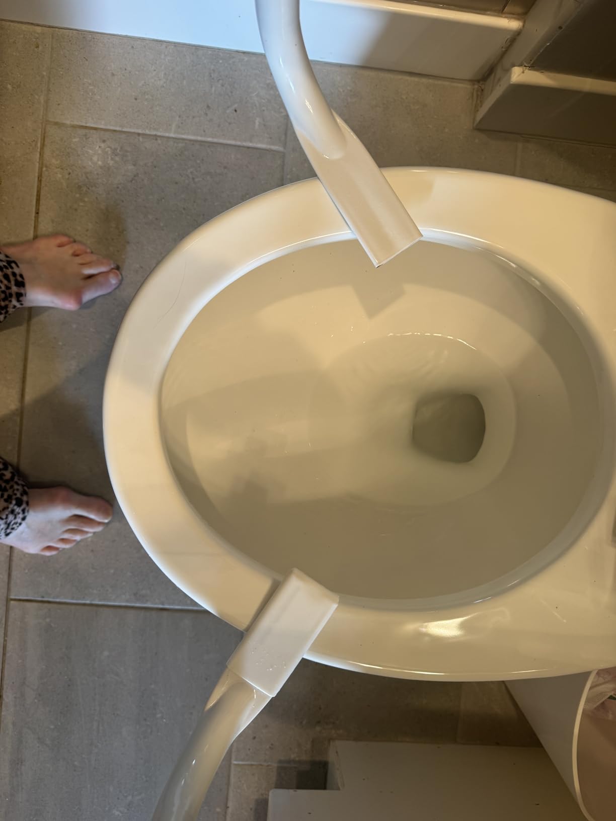 Vive Toilet Safety Rail - Adjustable Grab Bar - Compact Support Frame customer photo 1