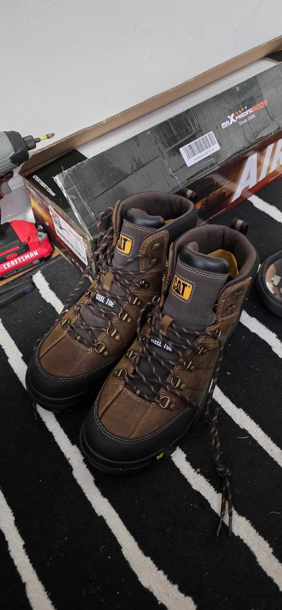 CAT Men’s Threshold Waterproof Steel Toe Work Boot customer photo 2