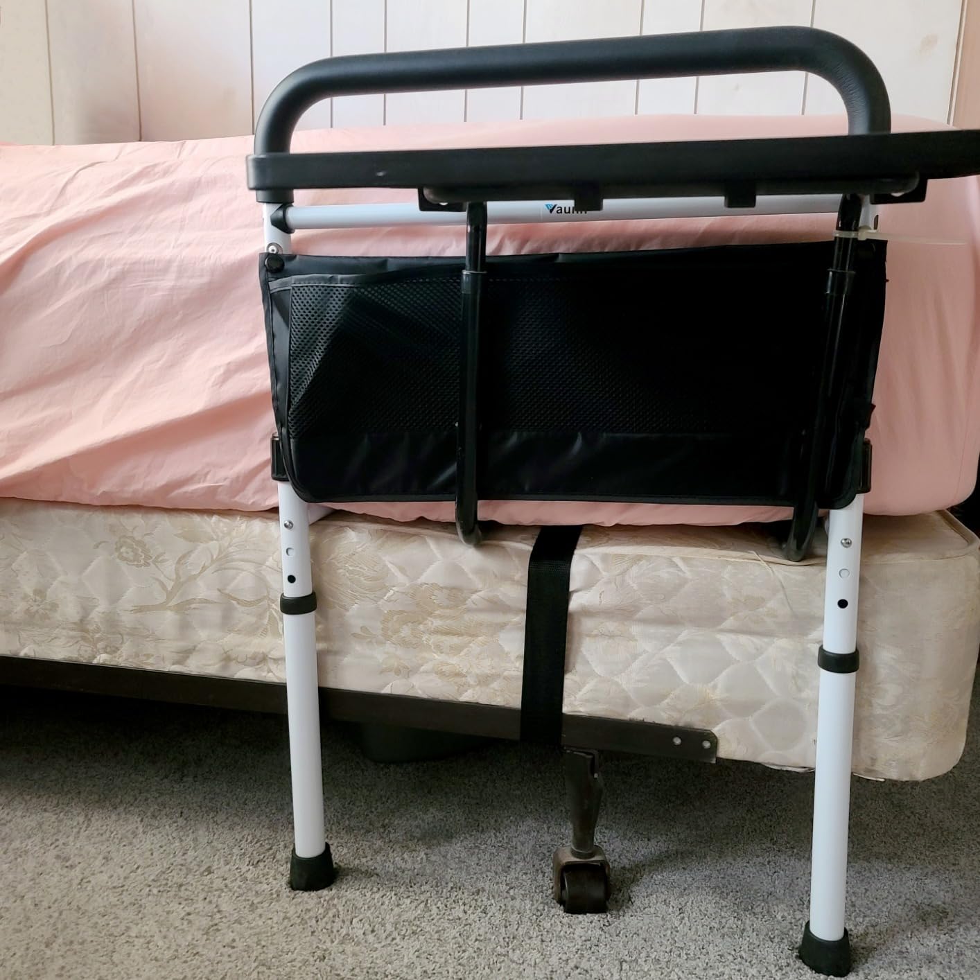 Vaunn Medical Bed Rail for Elderly Adults Safety, ASTM F3186-17 Certified, Adjustable Bed Assist Handle and Grab Bar for Seniors, 300 lb, Tool-Free Assembly customer photo 1