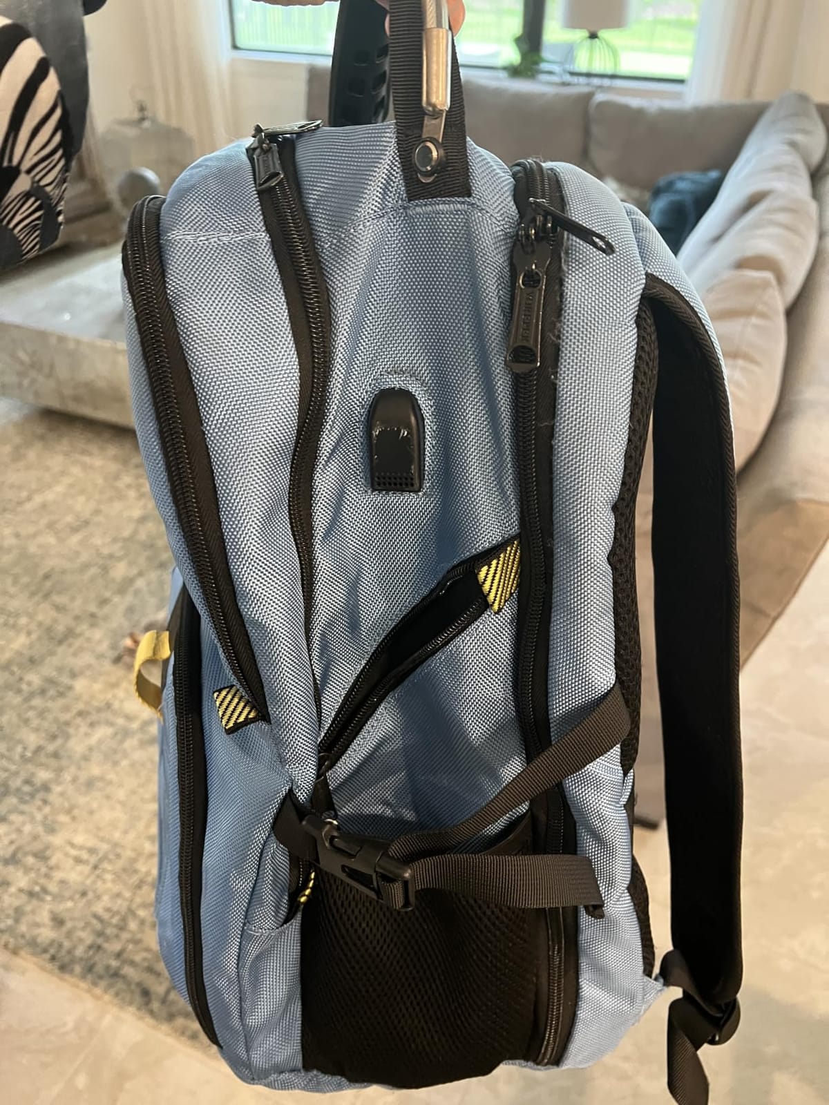 YOREPEK Large Laptop Backpack for Men, Heavy Duty Travel Backpack | Carry On Flight Approved, 17 Inch College Work Bookbag, Water Resistant Business Backpack for Men Women customer photo 1