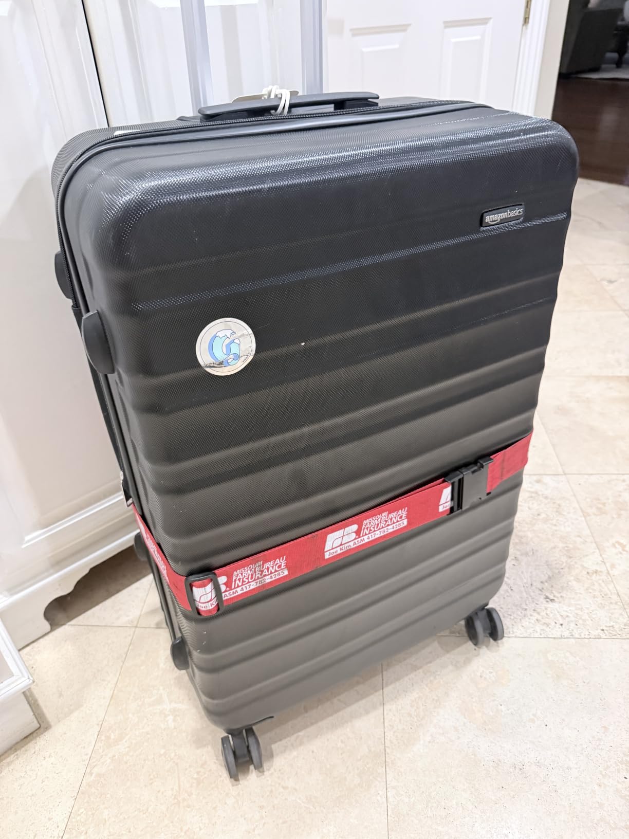Amazon Basics 3-Piece Hardshell Spinner Luggage Set (21