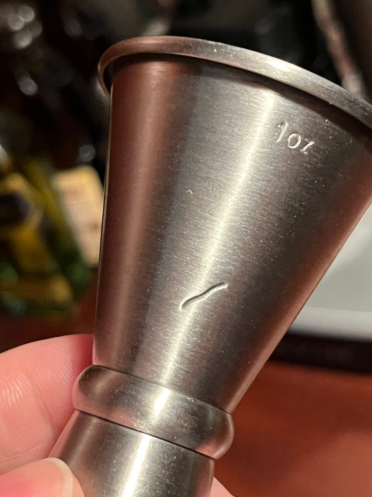Barfly Japanese Style Jigger, 1 oz x 2 oz, Stainless customer photo 1