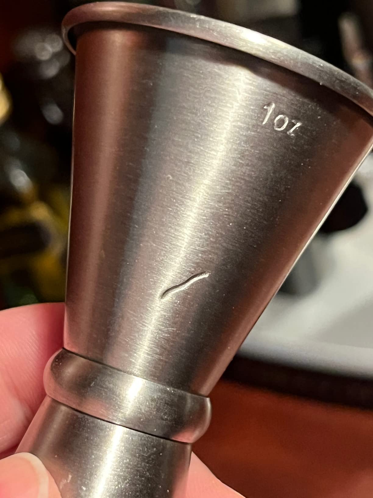 Barfly Japanese Style Jigger, 1 oz x 2 oz, Stainless customer photo 2