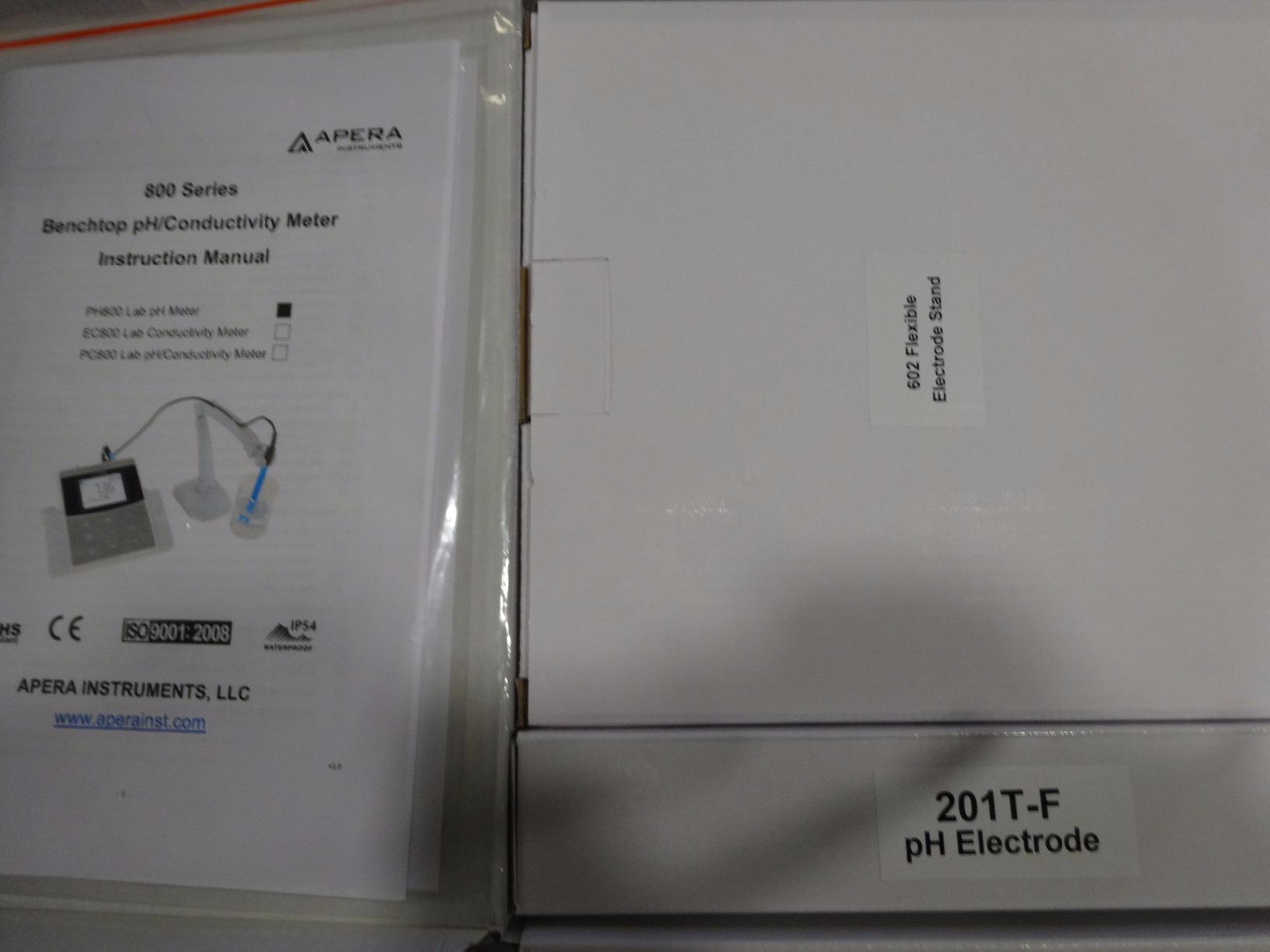 Apera Instruments AI521 PH800 Laboratory Benchtop pH Meter Kit, 0.01 pH Accuracy, GLP Data Management (USB Output), BNC Connector customer photo 2