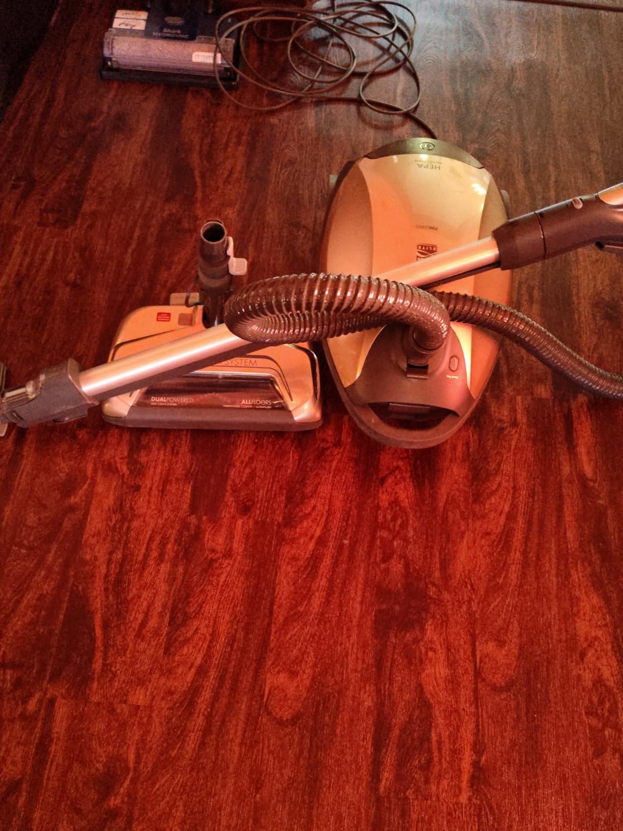 Kenmore 81214 200 Series Pet Friendly Lightweight Bagged Canister Vacuum with HEPA, 2 Motor System, and 3 Cleaning Tools-Orange customer photo 2