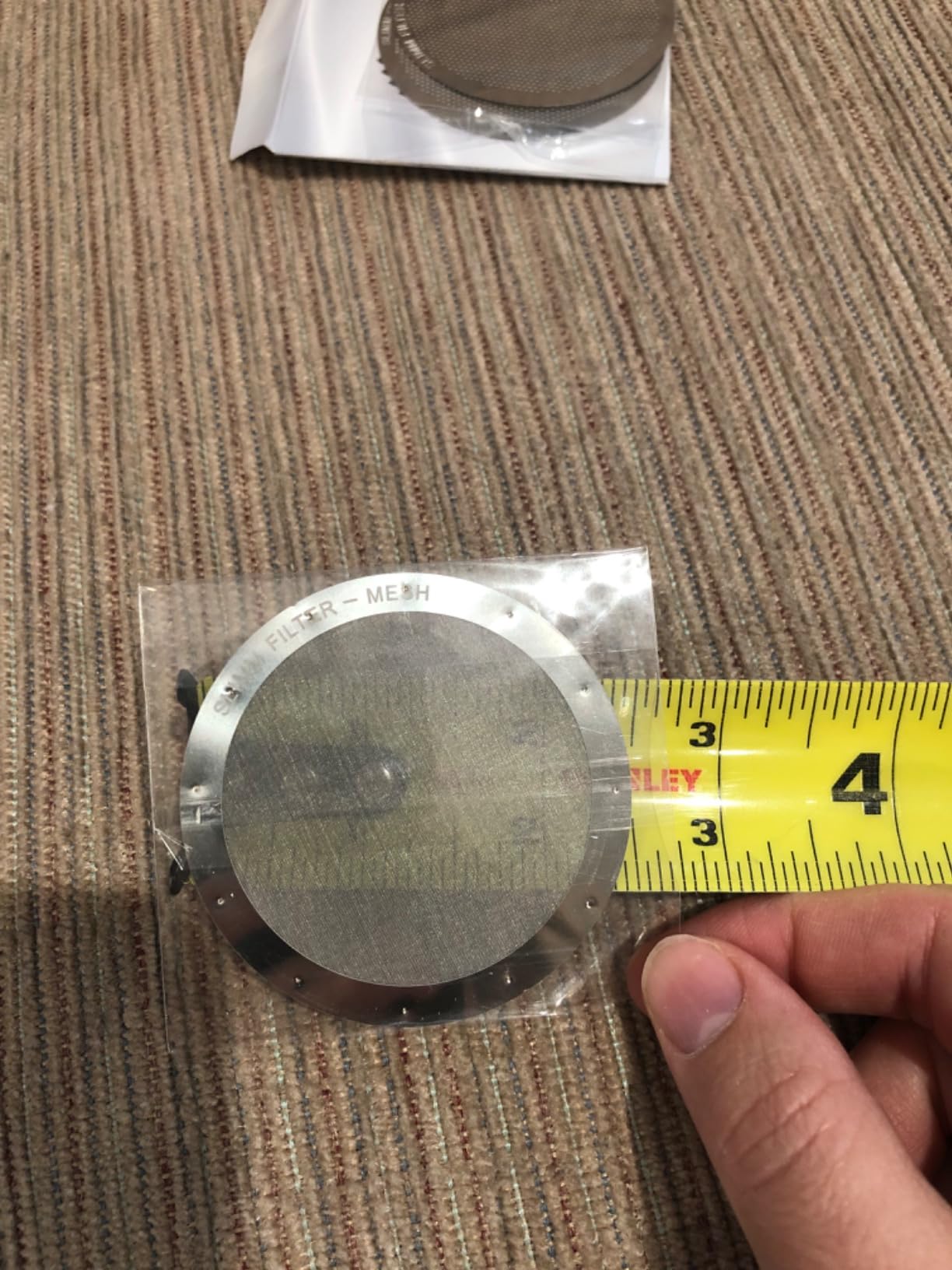Stainless Steel Filter for AeroPress, 3 Reusable Metal Discs | Mesh, fine and ultra-fine discs. Tune body and clarity per brew. No paper waste. Reusable for years. customer photo 1