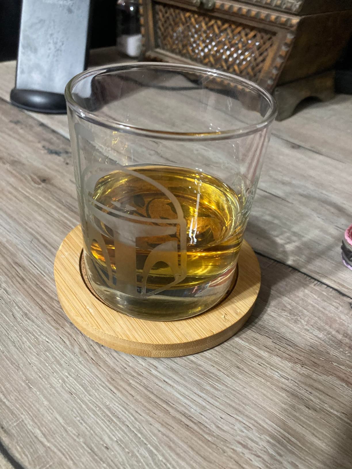 LUXU Whiskey Glasses,11 OZ Short Glass Tumbler,Lowball Glasses Set of 6 customer photo 1