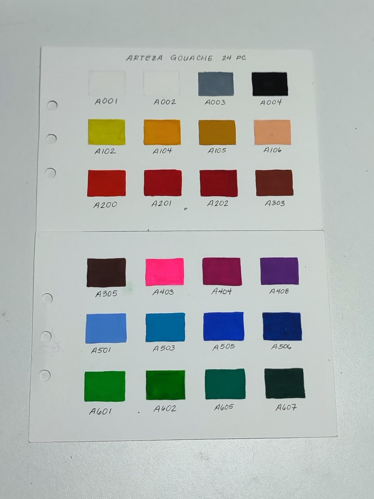 ARTEZA Gouache Paint, Set of 24, 12ml/0.4 US fl oz Gouache Paint Tubes, Gouache Set for Adults and Students customer photo 2