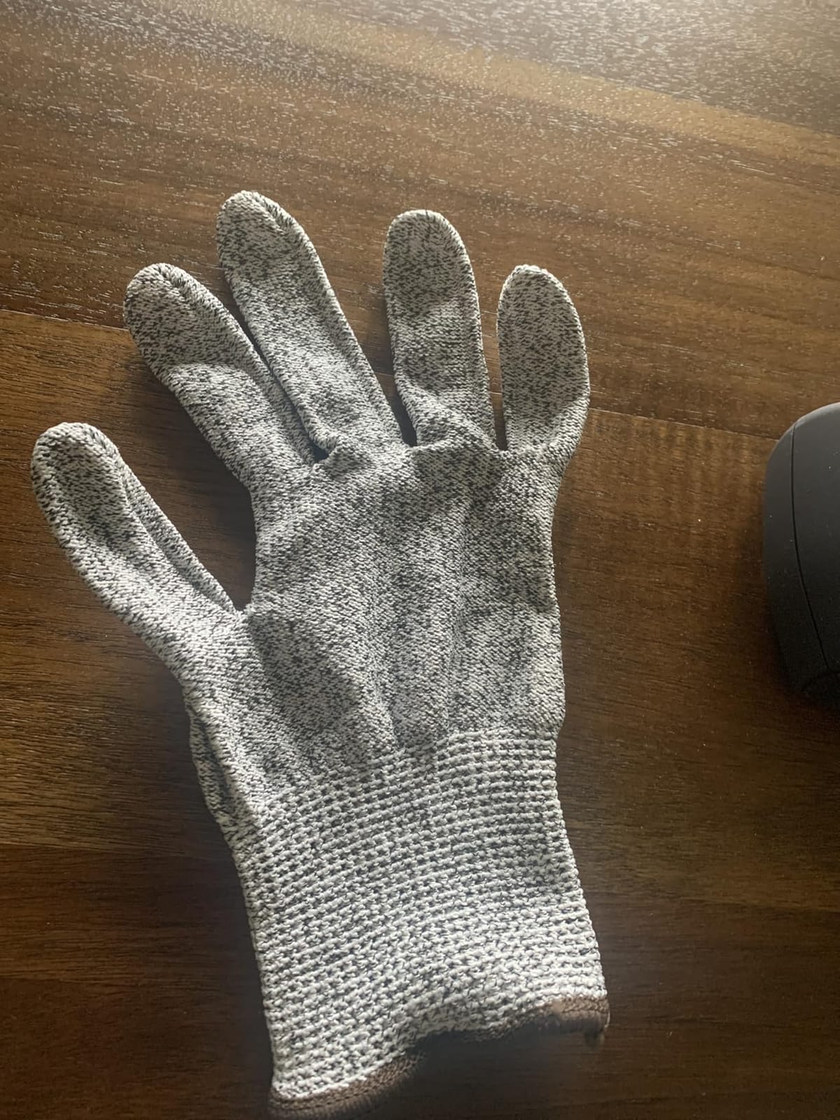 4-in-1 Kitchen Knife Accessories: 3-Stage Knife Sharpener Helps Repair, Restore, Polish Blades and Cut-Resistant Glove (Black) customer photo 1