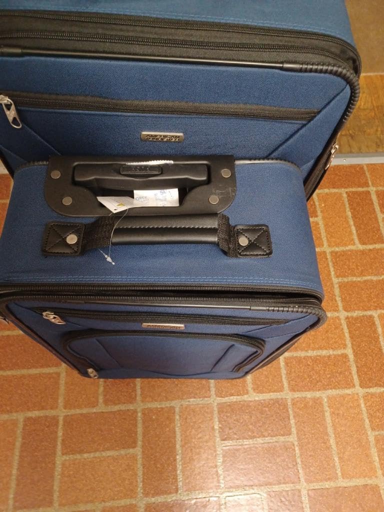 American Tourister Fieldbrook XLT Softside Upright Luggage, Navy, 3-Piece Set (BB/21/25) customer photo 1