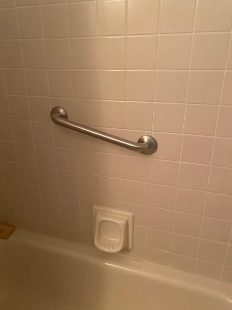 Vive Grab Bar for Showers - Bathroom Antislip Handrail for Seniors, Elderly customer photo 1