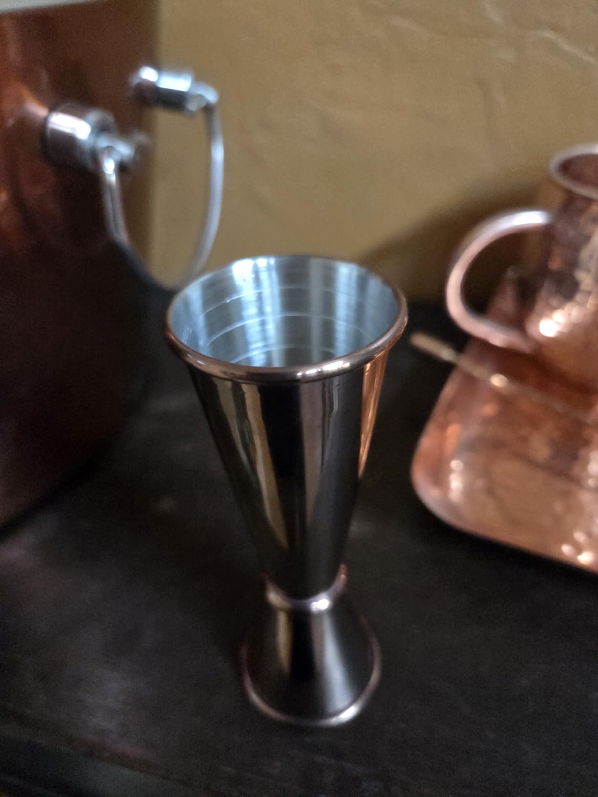 A Bar Above Japanese Style Jigger, 10 Measurements, Stainless Steel | Double Cocktail Measuring Tool, Heavy Duty Bar Gauge, For Accurate Pouring, Home and Professional Use, Ounces, Bar Cart Piece customer photo 1