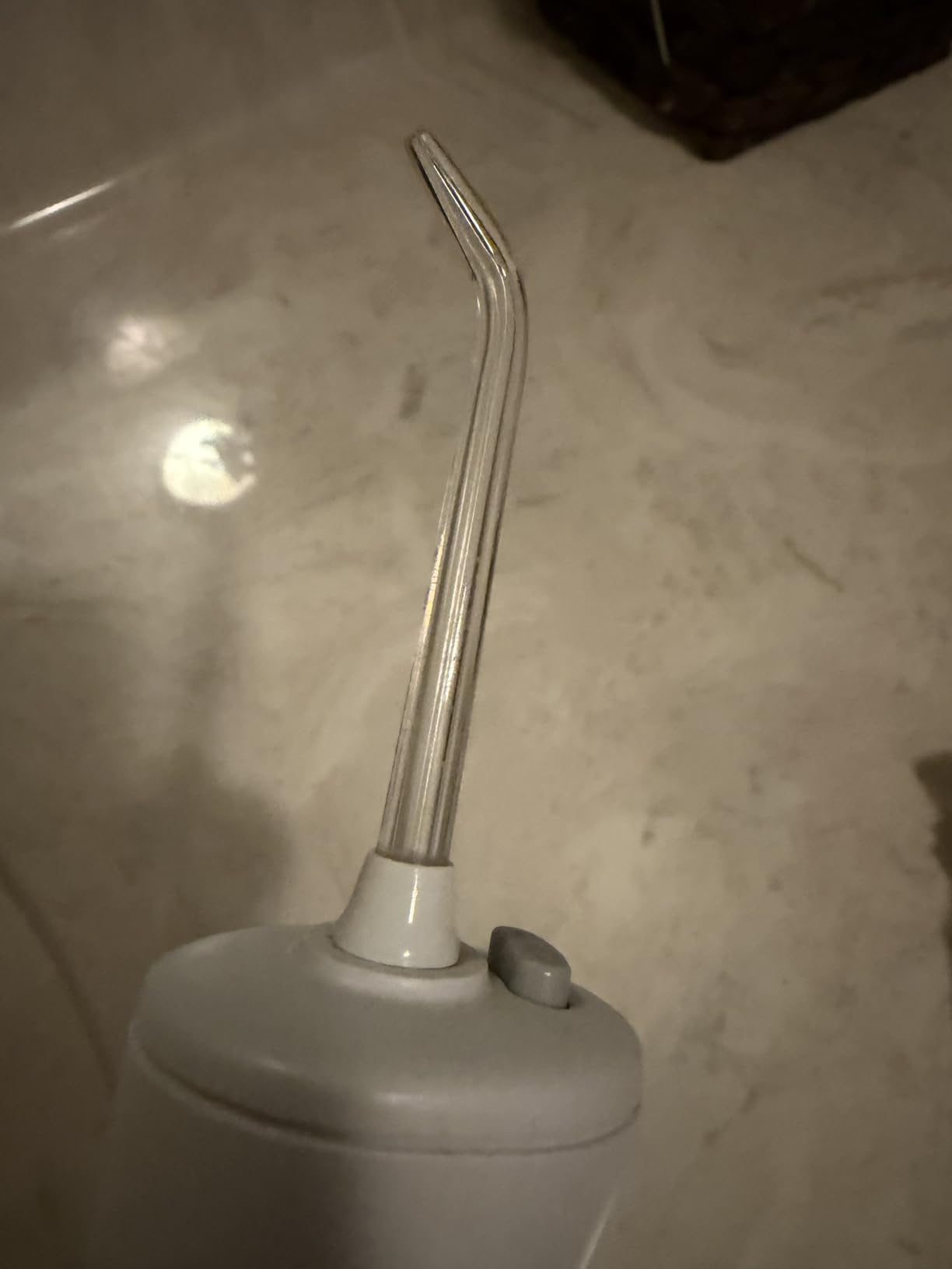 Waterpik Cordless Express Portable Water Flosser, 3 AA Batteries, White customer photo 1