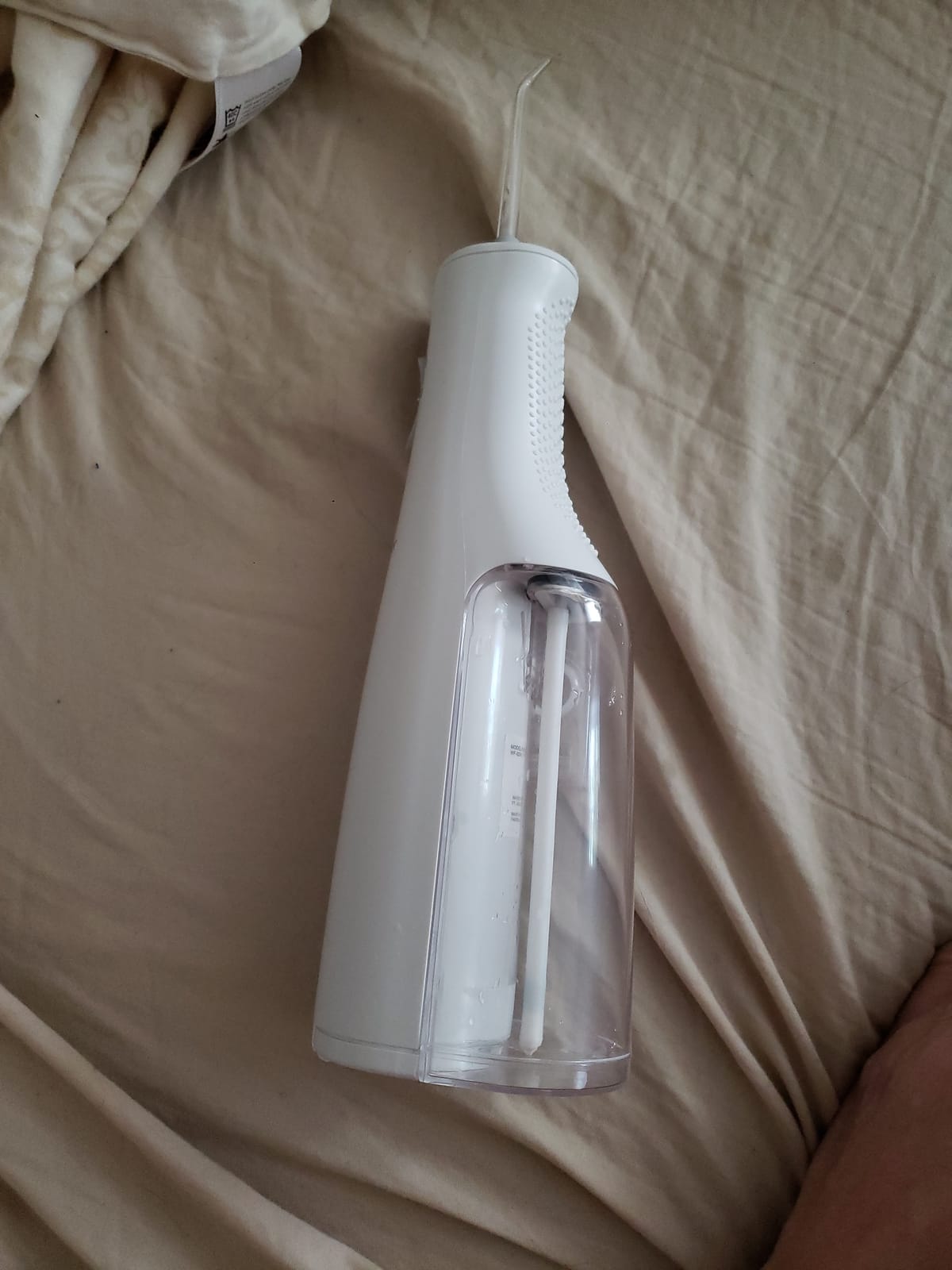 Waterpik Cordless Express Portable Water Flosser, 3 AA Batteries, White customer photo 2
