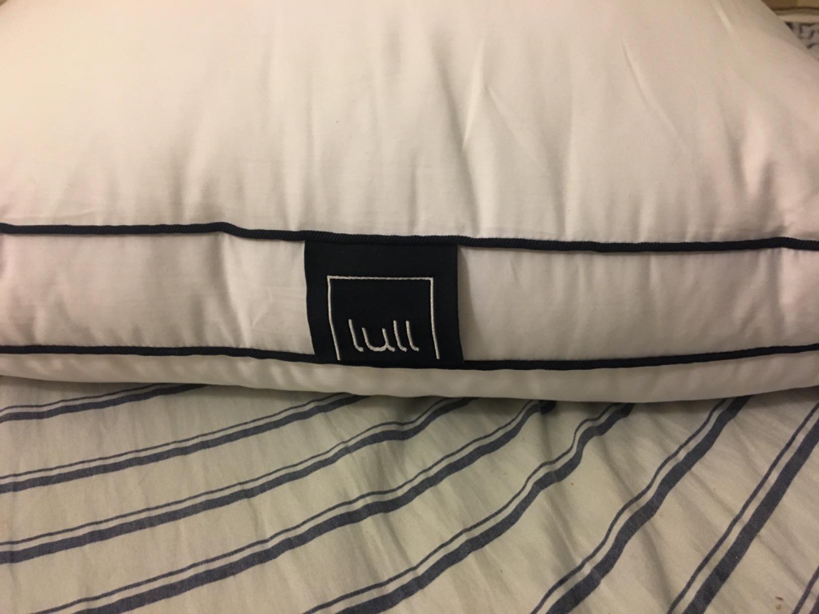 Lull Original Down Alternative Pillow, Hypoallergenic, Standard Size customer photo 1