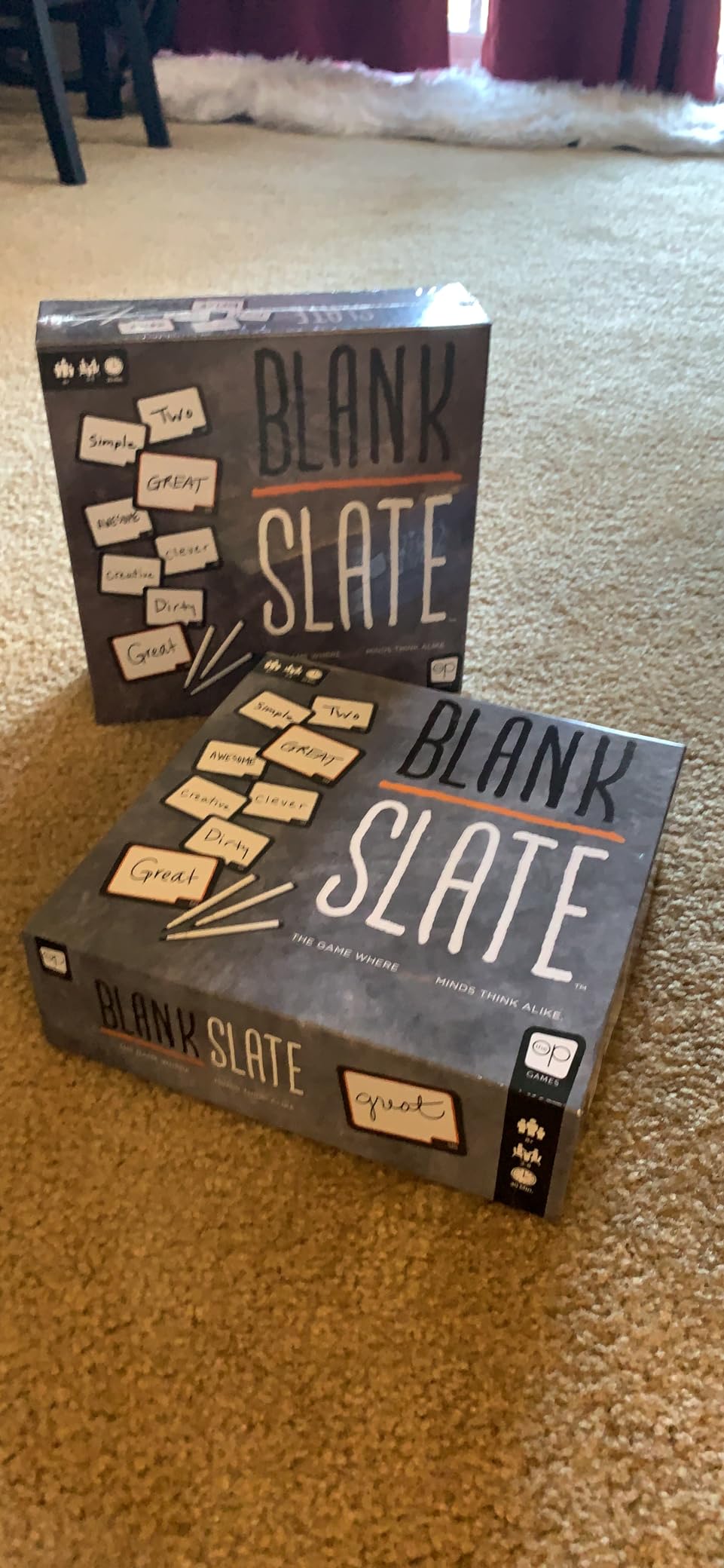 USAOPOLY BLANK SLATE, Where Great Minds Think Alike, Fun Family-Friendly Board Game, Word Association Party Game, Easy to Learn, Fun to Play Family Game Night, 3-8 Players, Ages 8+ customer photo 2