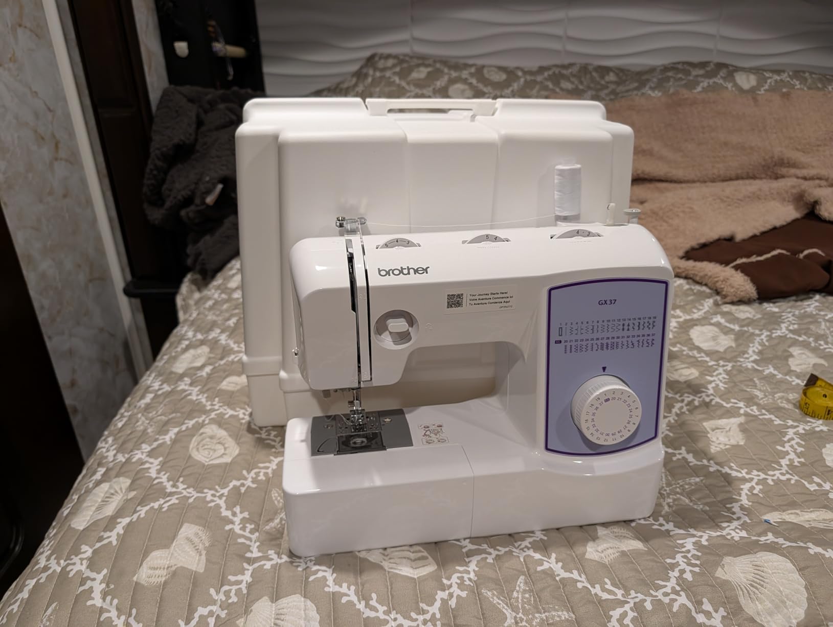 Brother GX37 Sewing Machine 37 Built-in Stitches | 37 Built-in Stitches, 6 Included Sewing Feet, Decorative stitches, The stitches are conveniently printed on the machine customer photo 2