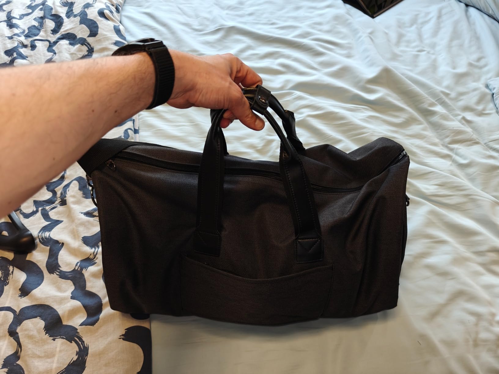 Garment Bags for Travel, 45L Carry on Convertible Garment Duffle bag customer photo 1