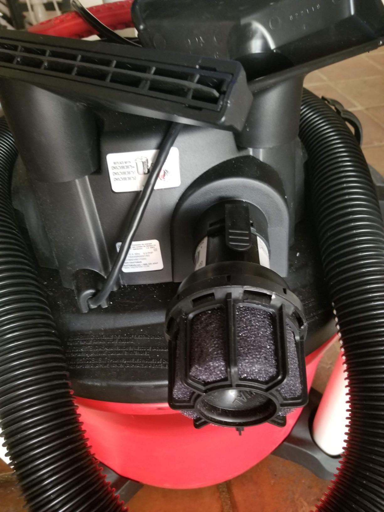 CRAFTSMAN CMXEVBE17595 16 Gallon 6.5 Peak HP Wet Dry Shop Vacuum | Heavy-Duty Wet and Dry Vac with Filter, Dust Bag, Hose and Attachments for Home Projects & Renovations customer photo 1