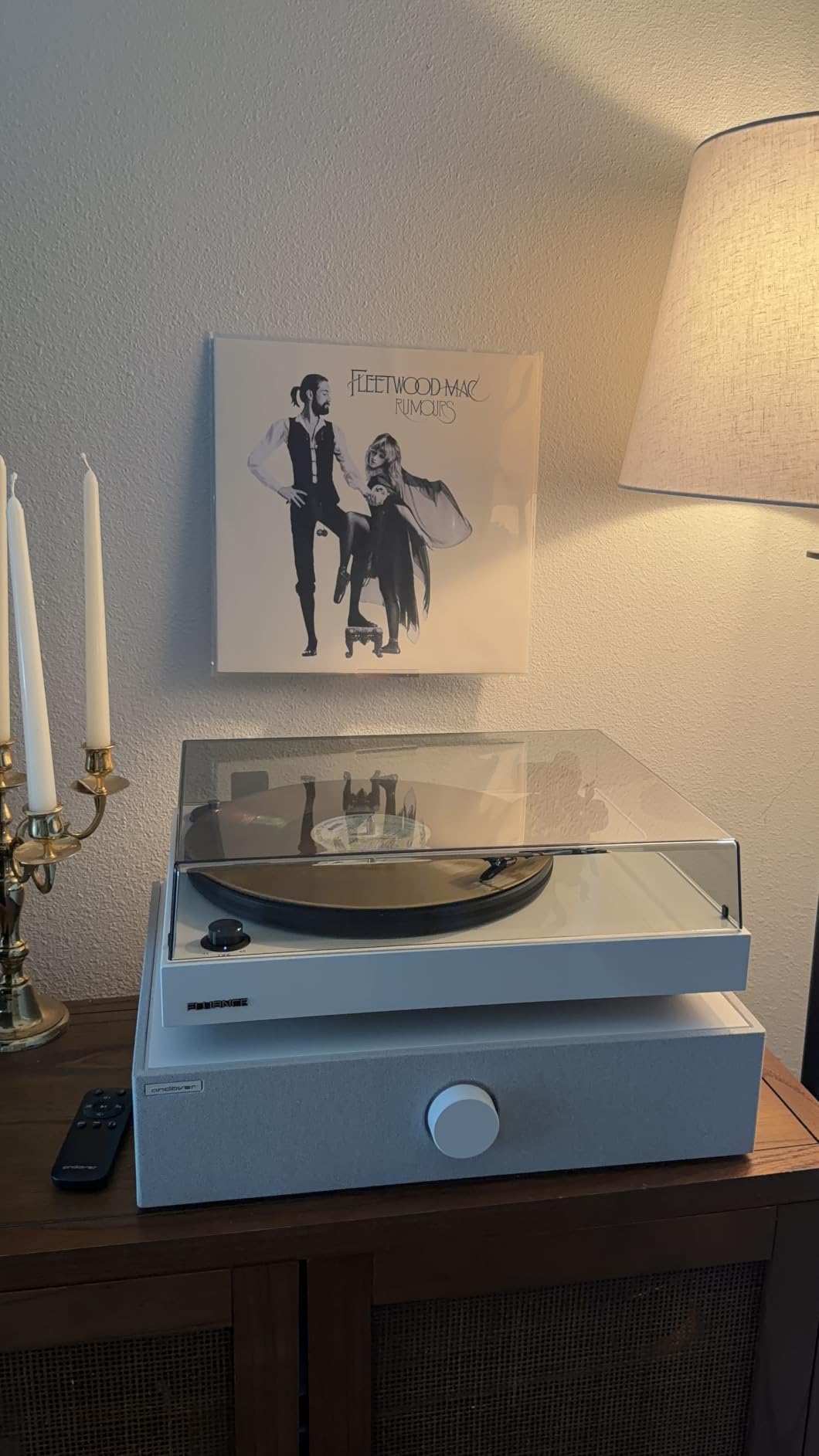 Fluance RT82 Reference High Fidelity Vinyl Turntable Record Player with Ortofon OM10 Cartridge, Speed Control Motor, High Mass MDF Wood Plinth, Vibration Isolation Feet - Piano Black customer photo 2
