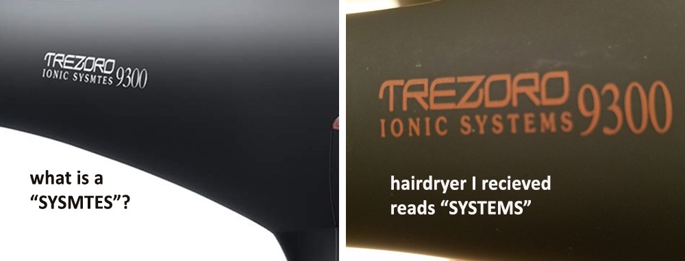 TREZORO Professional Hair Dryer with 2 Concentrator Nozzles, 2000W, Black customer photo 2