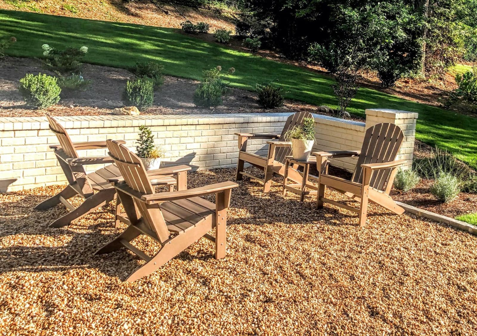 Signature Design by Ashley 1-Piece HDPE Outdoor Adirondack Chair, Driftwood customer photo 1