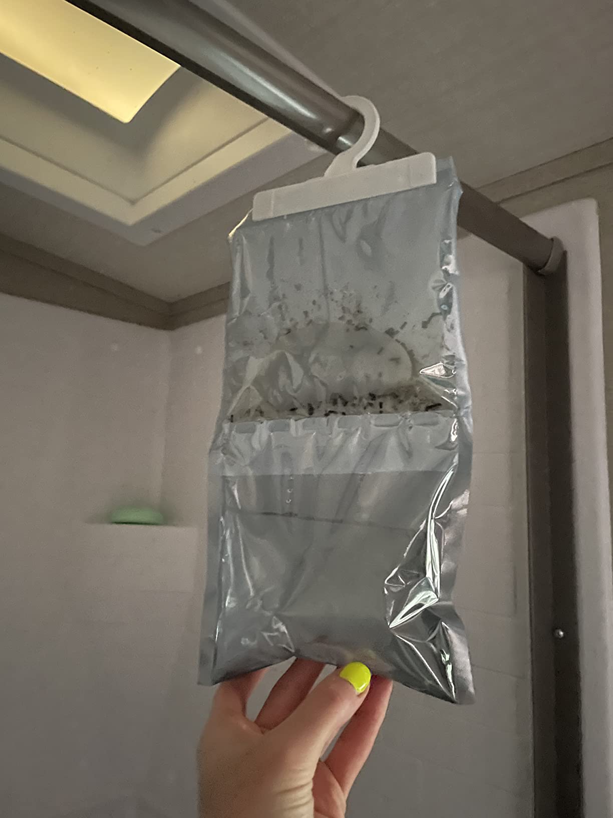4 Pack Moisture Absorber Hanging Bags, Boat Dehumidifier with Charcoal customer photo 2