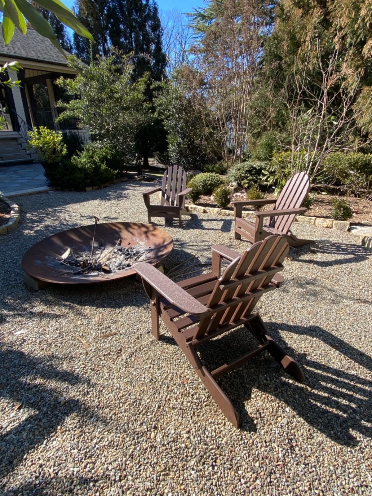 POLYWOOD AD5030NV Classic Folding Adirondack Chair, Navy customer photo 1
