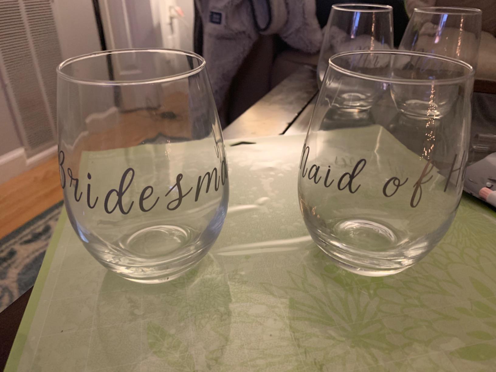 Stemless Wine Glass, Red & White 18oz Stemless Wine Glass Set of 6, Drink Glasses with Durable Chip Resistant Rim, Large Wine Glasses for Enhanced Aeration, Wine Accessories for Parties (18oz -6Pack) customer photo 2