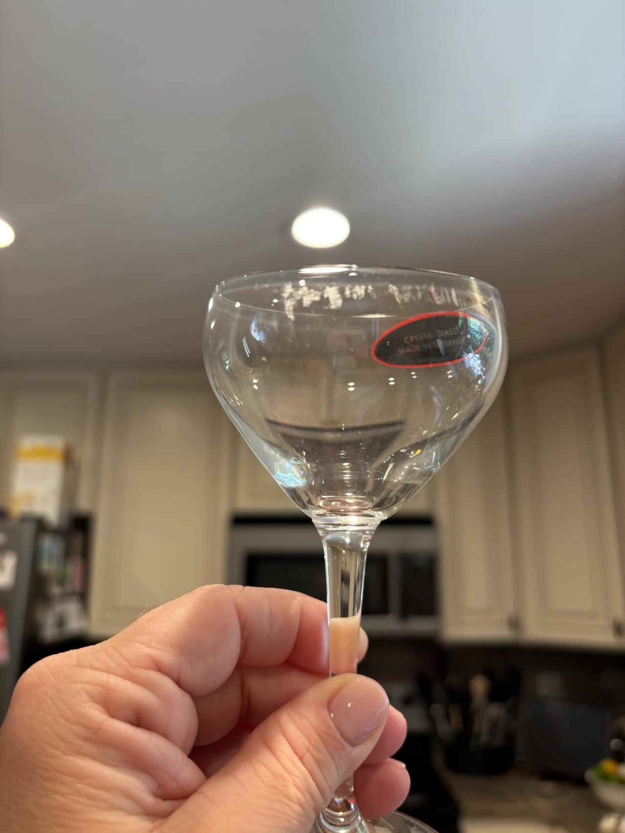 Riedel Drink Specific Glassware, Nick & Nora Cocktail Glass, 4oz, Old-Fashioned Stemmed Cocktail Glasses, Martini, Manhattan, Set of 2 customer photo 2