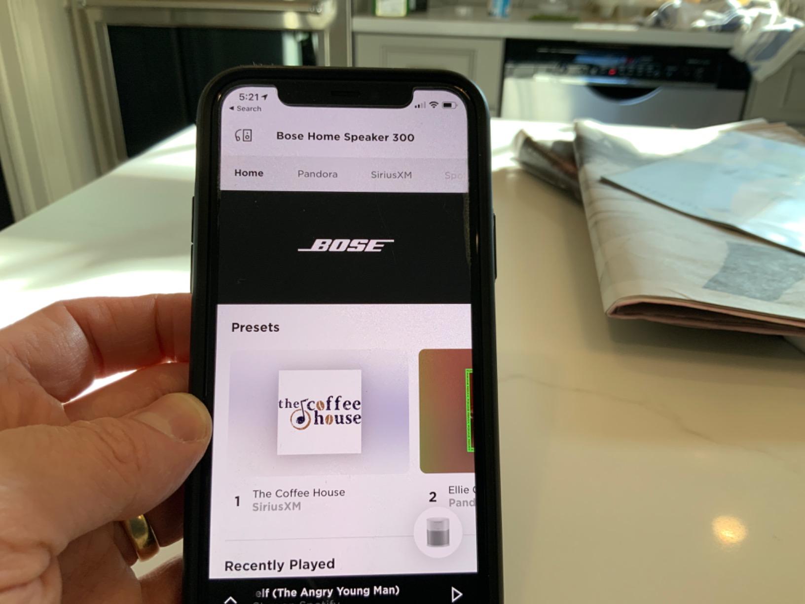 Bose Home Speaker 300: Bluetooth Smart Speaker with Amazon Alexa Built-in, Black customer photo 2