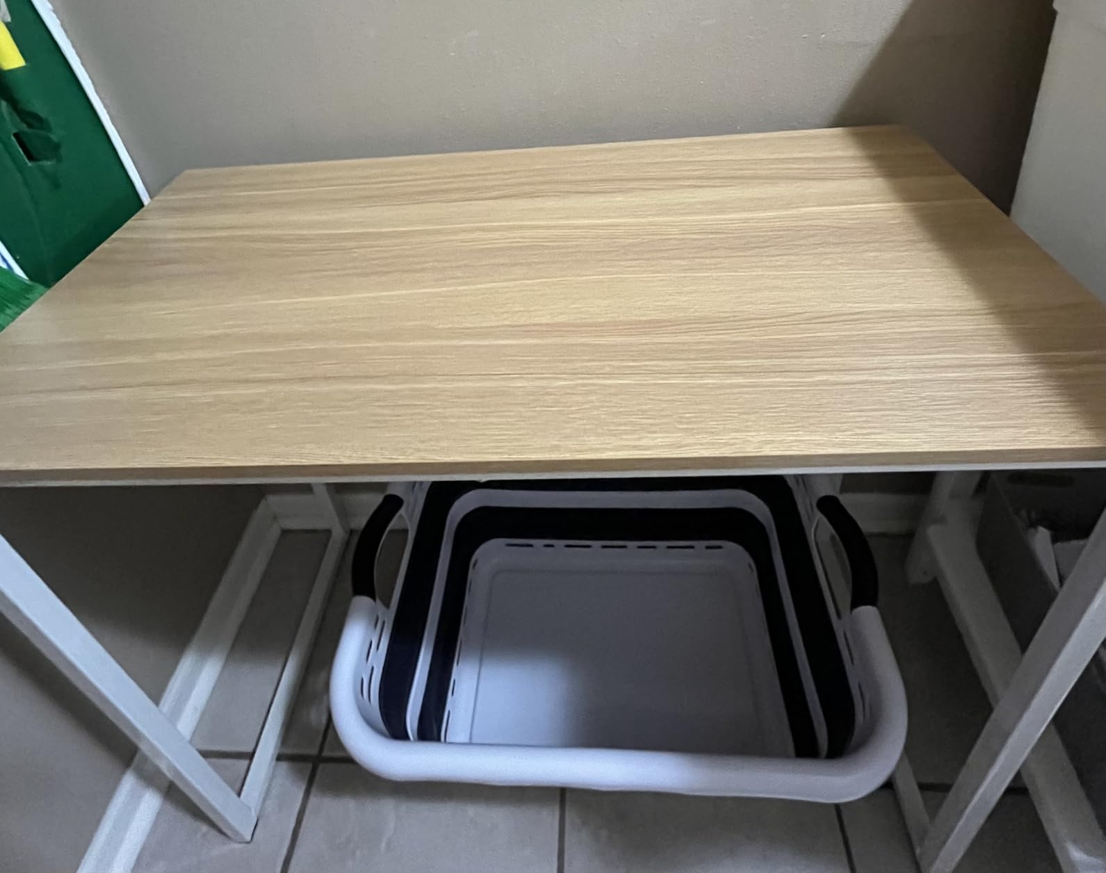 SHW Mission 48-Inch Home Office Computer Desk, Black customer photo 2