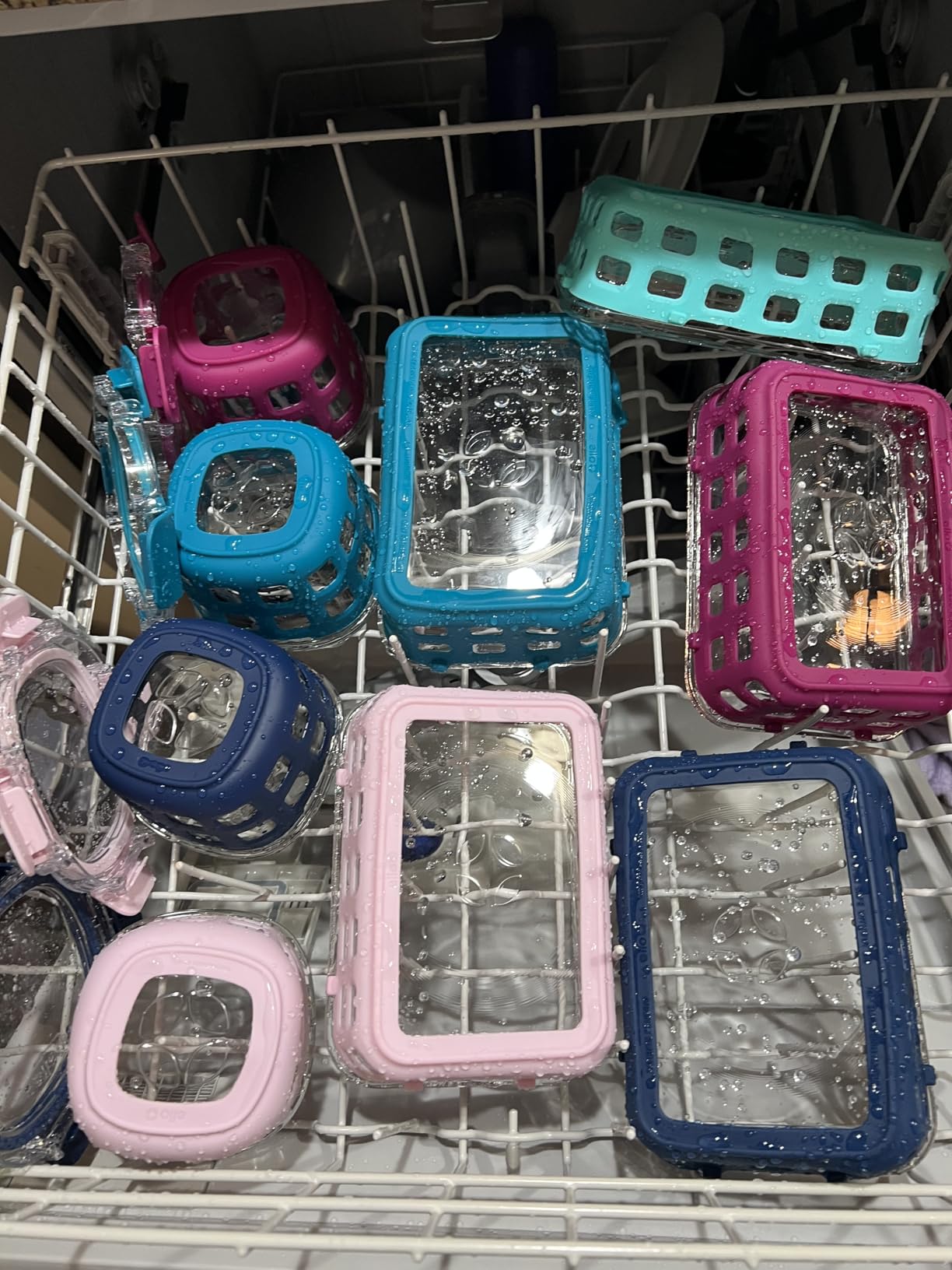 Ello Duraglass 3.4 Cup Glass Meal Prep Containers, 10 Pc, 5 Pack, Orchard customer photo 2