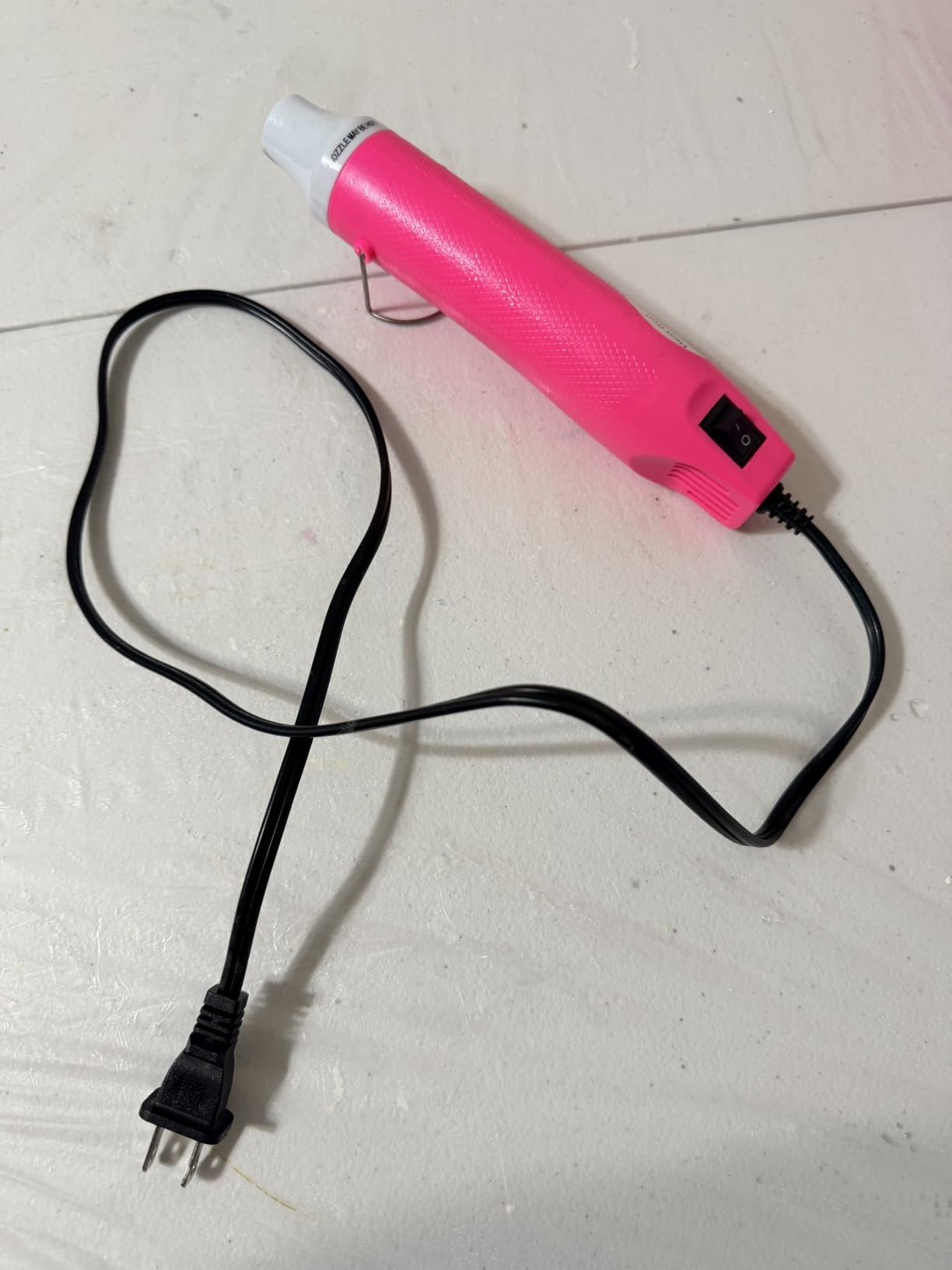 Bubble Removing Tool for Epoxy Resin and Acrylic Art, DIY Glitter Tumblers, Specially-Designed Heat Gun for Making Acrylic Resin Travel Mugs Tumblers to Remove Air Bubbles (Pink) customer photo 2