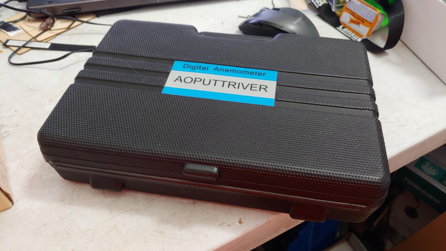 HVAC Anemometer, AOPUTTRIVER 856A CFM Meter Airflow Meter USB Export to PC customer photo 2