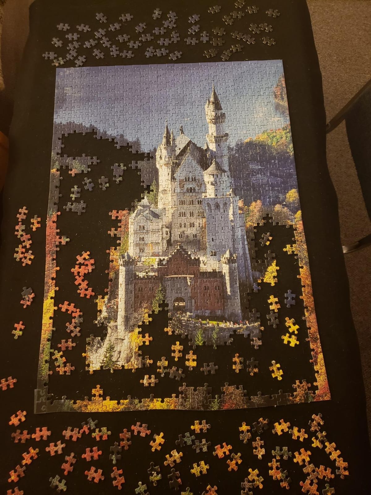 Lavievert 1500 Piece Jigsaw Puzzle Mat Roll Up, Portable Board for Adults customer photo 1