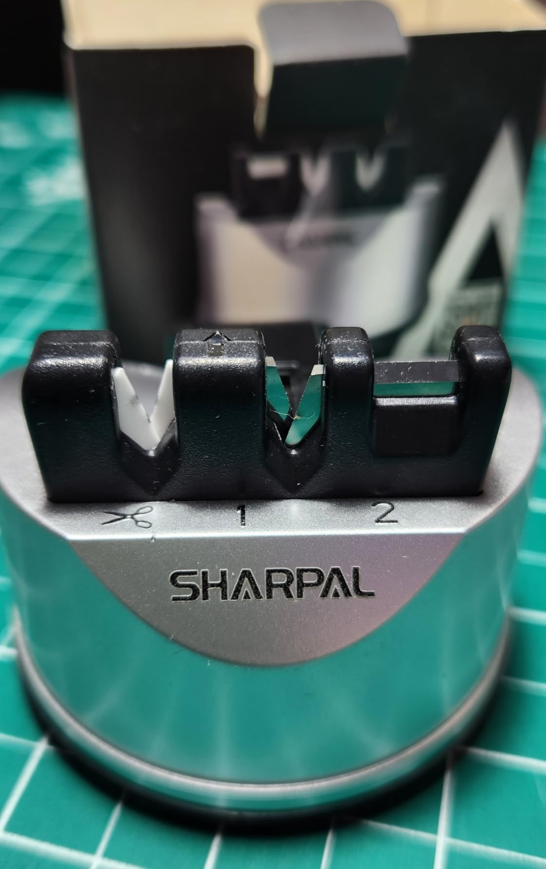 SHARPAL 191H Knife Scissors Sharpener | Repairs, Restores & Sharpens, Straight, Serrated & Kitchen Knives customer photo 1