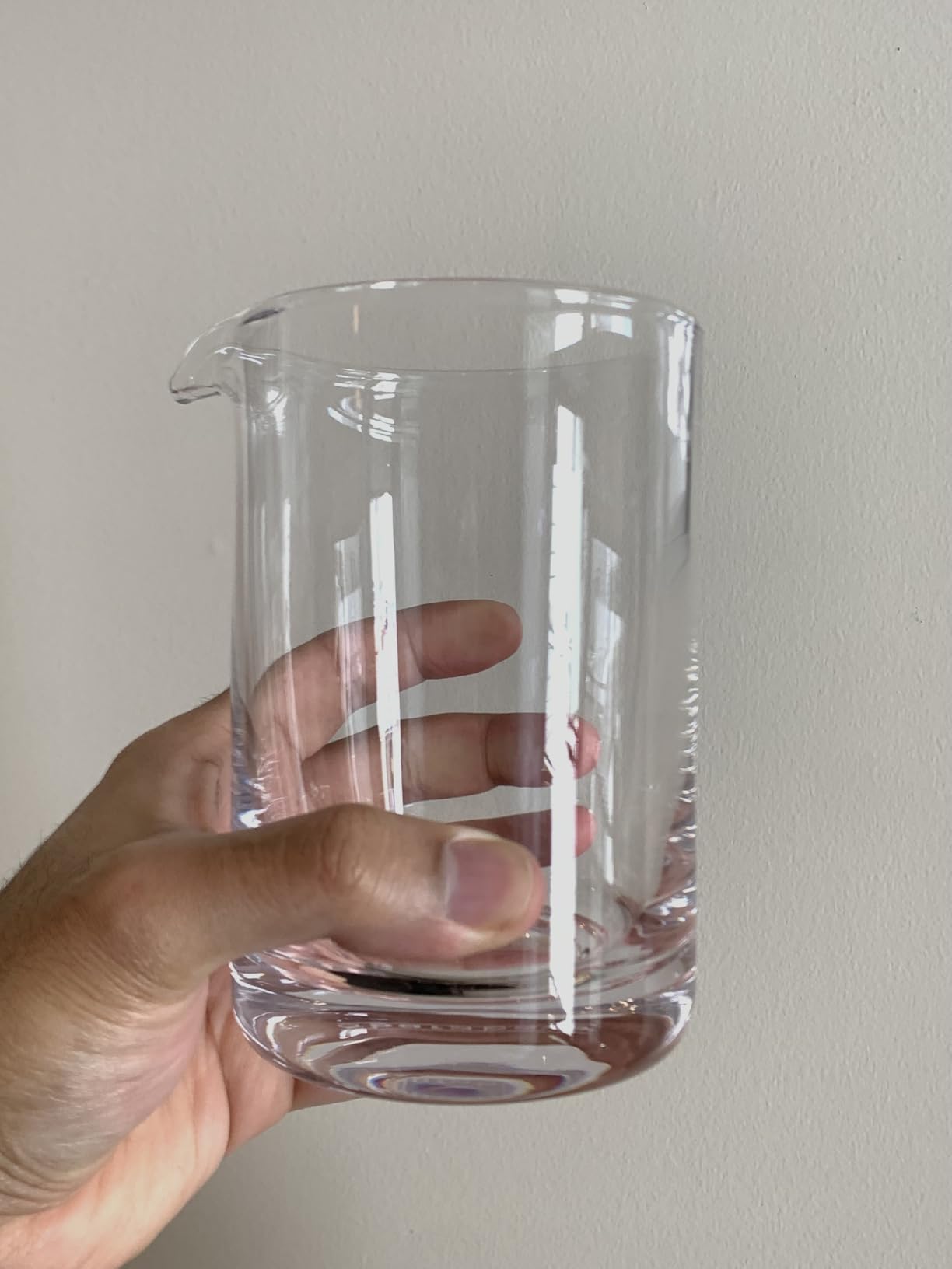 A Bar Above Cocktail Mixing Glass, Diamond Cut Stirring Pitcher, 18 Oz customer photo 1