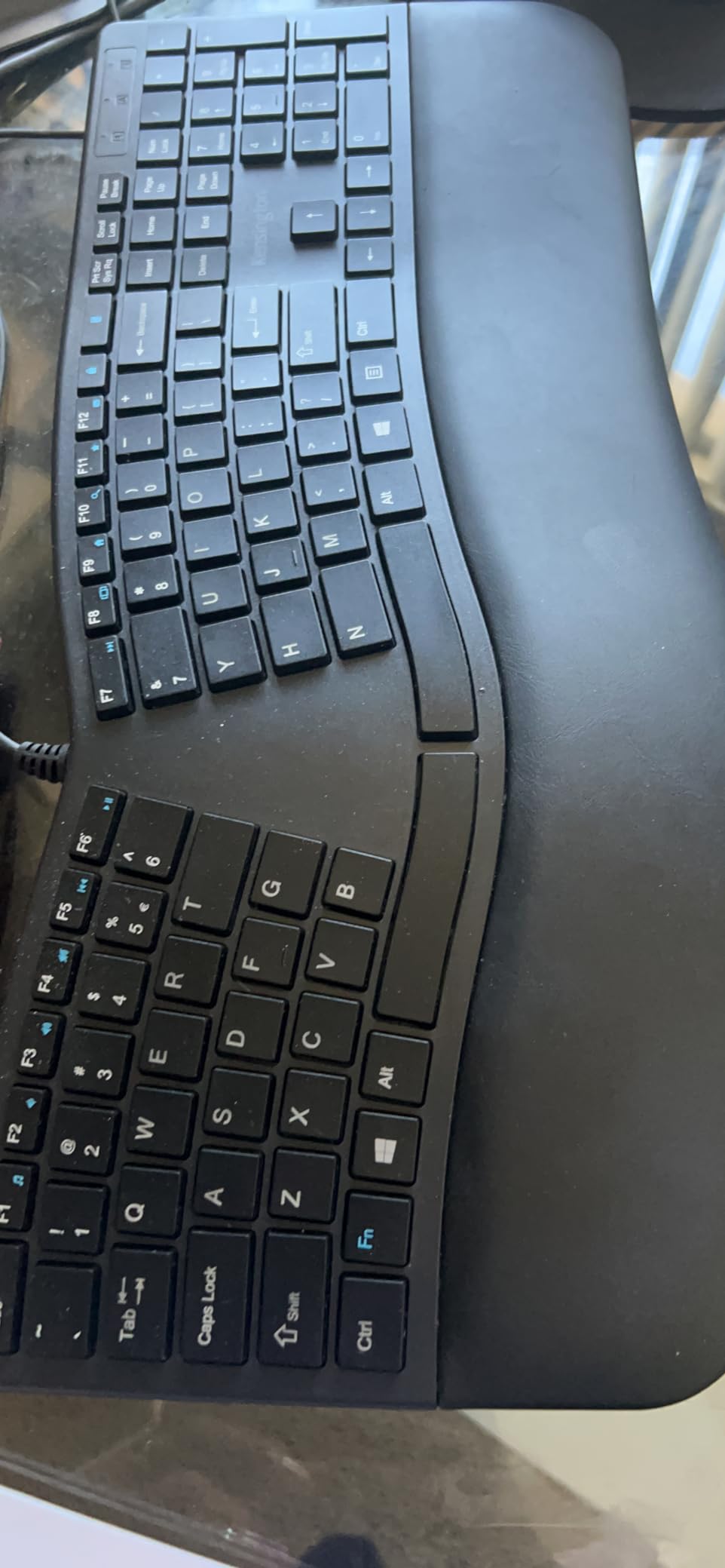 Kensington Pro Fit Ergonomic Wired Keyboard- Black (K75400US) customer photo 1
