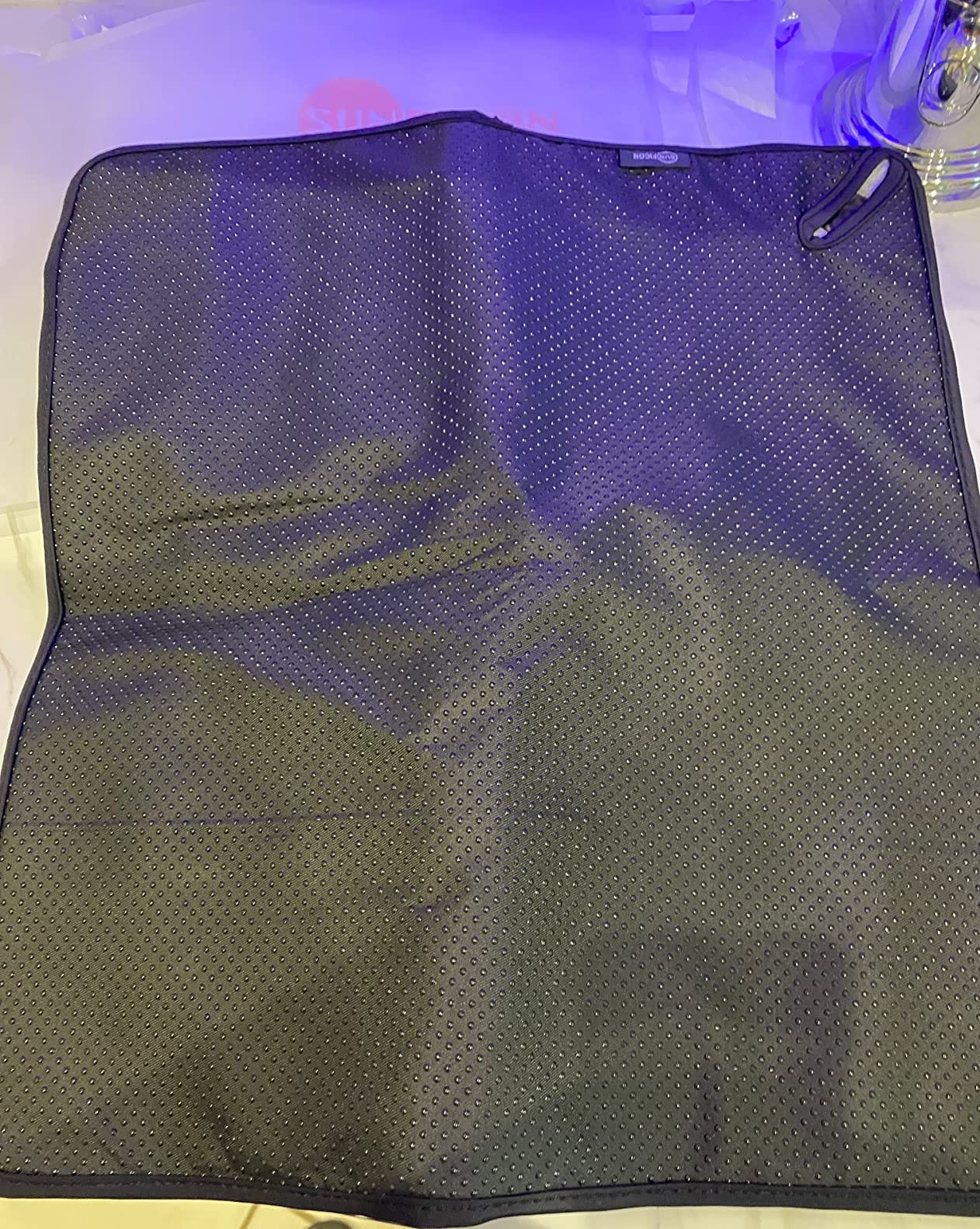 SUNFICON Air Seat Cushion Inflatable Seat Cushion Portable Car Seat Office Chair Wheelchair Pad Anti Bedsore Orthopedics Pain Pressure Relief Cushion Camping Seat Mat w Pump 18 ''x 16'' x1'' Blue customer photo 2