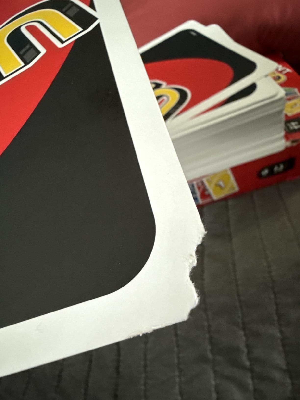 Mattel Games Giant UNO Card Game for Kid, Adult & Families, Color Blind Accessible & Customizable Large Deck customer photo 2