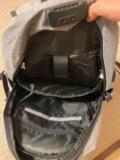WENIG Anti-Theft Travel Laptop Backpack with USB Charging Port Lock,Water Resistant Slim Work Computer Bag for Men College Bookbags Fits 15.6 Inch Laptop customer photo 1