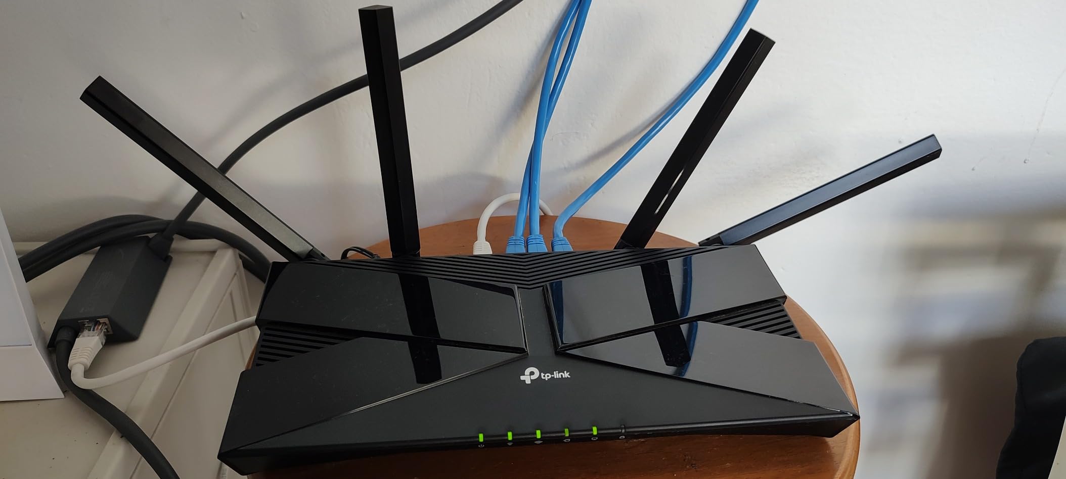 TP-Link Smart WiFi 6 Dual Band Router 4 Gigabit LAN Ports (Archer AX10) - 802.11AX Router, Beamforming, OFDMA, MU-MIMO, Parental Controls, Dual-Core 900MHz Processor, Works with Alexa customer photo 1