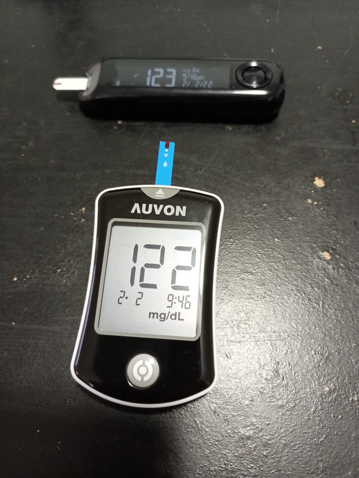AUVON Blood Glucose Monitor Kit for Accurate Test, 100 Strips, No Coding | Diabetes Testing Kit with 100 30G Lancets, 1 Lancing Device customer photo 2