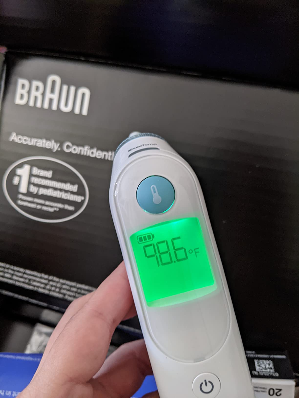 Braun ThermoScan 6 Ear Thermometer for Baby and Infant | Color-Coded Digital Display, ExacTemp Stability Indicator, No. 1 Brand Recommended by Pediatricians, IRT6515 customer photo 1